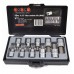 Набор головок 1/2" с насадкой HEX 10ед. дюймовые